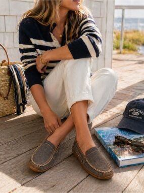 Women’s Brown Slip-On Loafers Coastal Comfort Shoes Lightweight Everyday Chic